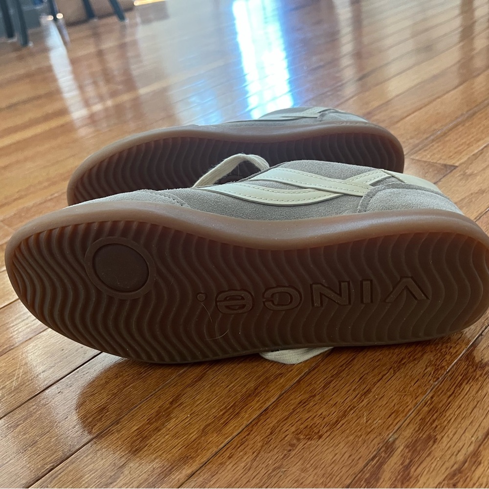 Women’s Gray Suede Sneakers - Picture 5 of 8